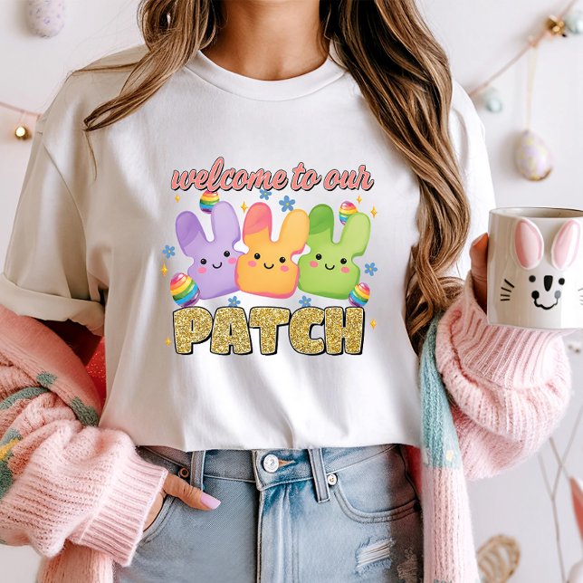 Cute Påskhare Tee, välkommen till vår korrigering T Shirt (Skapare uppladdad)