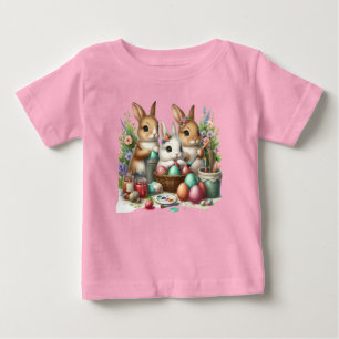 Cute, Påskhare/Vår färg party T Shirt