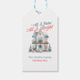 Cute Pastel All är Lugn, allt är Bright Jul Presentetikett