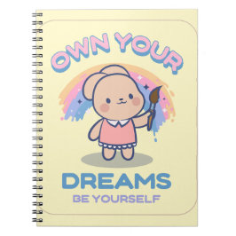 Cute Pastel-anteckningsbok Anteckningsbok
