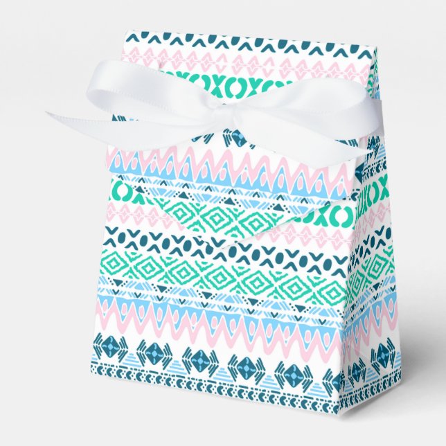 Cute pastel art mönster presentaskar (Framsidan Sidan)