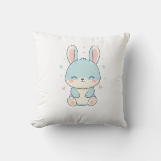 Cute Pastel Bunny Baby Onesie Kudde