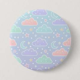Cute Pastel Cloud Enamel Pin Knapp