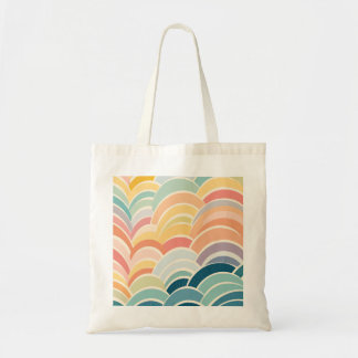 Cute Pastel Colorful Absract Art Tygkasse