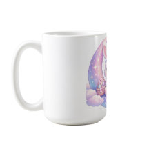 Cute Pastel Easter Bunny Mug – Moon Aesthetic