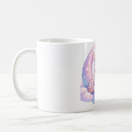 Cute Pastel Easter Bunny Mug – Moon Aesthetic Kaffemugg
