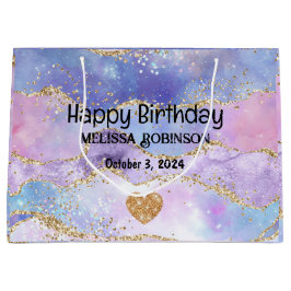 Cute Pastel Färg Guld Glitter