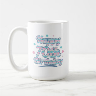 Cute Pastel firar 70-årsdagen Kaffemugg