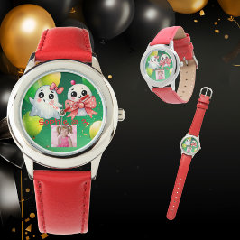 Cute Pastel Ghost Kids Watch Birthday Gift Armbandsur