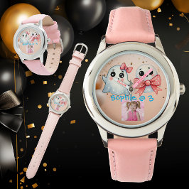 Cute Pastel Ghost Kids Watch Birthday Gift Armbandsur