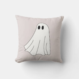 Cute Pastel Ghost Pattern Kudde