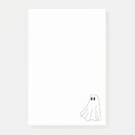 Cute Pastel Ghost Pattern Post-it Block