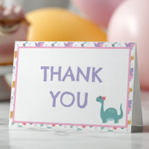 Cute Pastel Girl's Dinosaur 