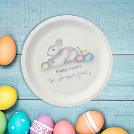 Cute Pastel Glad påsk Bunny Simple Classic