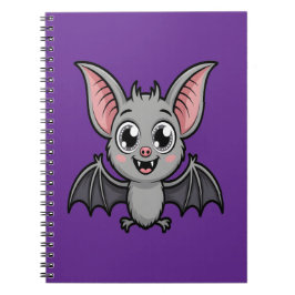 Cute Pastel Goth Fladdermus Kawaii Tecknad Anteckningsbok
