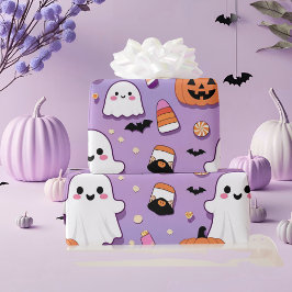 Cute Pastel Halloween Presentpapper