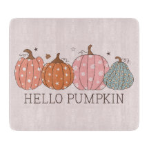Cute Pastel Hej Pumpkin Glass