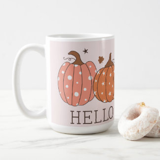 Cute Pastel Hej Pumpkin Kaffemugg