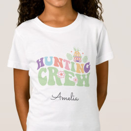 Cute Pastel Hunting Crew Påskägg Hunt T Shirt