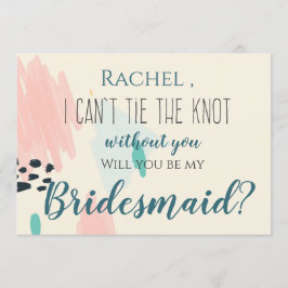 Cute Pastel, jag kan inte tippa Knot utan dig Inbjudningar