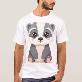 Cute Pastel Kawaii Baby Badger T Shirt