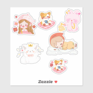 Cute Pastel Kawaii Stickers Klistermärken