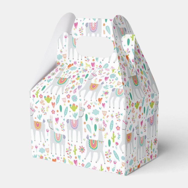 Cute Pastel Llama Mönster Presentaskar (Framsidan Sidan)