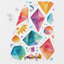 Cute Pastel Rainbow Geometric Shapes