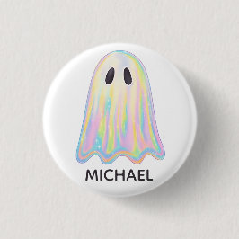 Cute Pastel Rainbow Ghost | Aesthetic Spooky Knapp