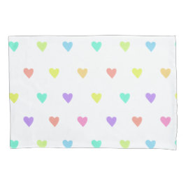 Cute Pastel Rainbow Hearts Mönster