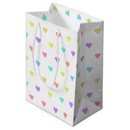Cute Pastel Rainbow Hearts Mönster