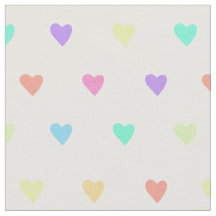 Cute Pastel Rainbow Hearts Mönster