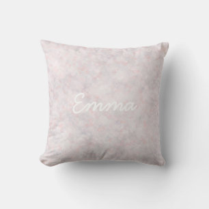 Cute Pastel Rosa Bokeh Baby Kudde