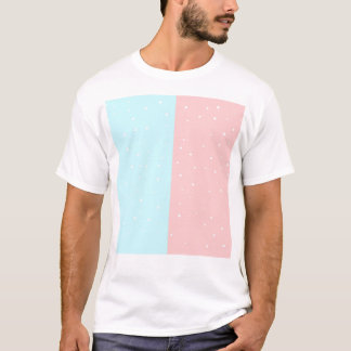 Cute Pastel Rosa och Blue T Shirt