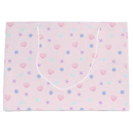 Cute Pastel Rosa Seashells Sea Stars and Pearals