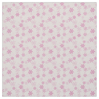 Cute Pastel Rosa Winter Snowflake-jul Tyg