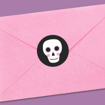 Cute Pastel Skull Halloween Birthday