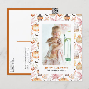 Cute Pastel Spooky Muffins Happy halloween Photo Helg Vykort