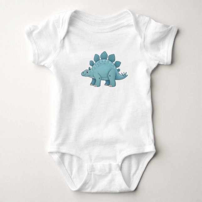 Cute pastel Stegosaurus collection T Shirt (Framsida)