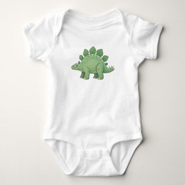 Cute pastel Stegosaurus collection T Shirt (Framsida)