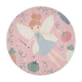 Cute Pastel Vegetable och Fruit Harvest Fairy