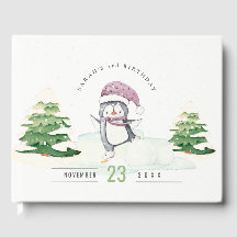 Cute Pastel Winter Penguin Kids, oavsett ålder