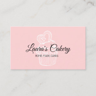 Cute Pastry Cakes & Sweets Cuptårta Home Bakery Bu Visitkort