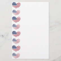 Cute Patriotic American Flagga