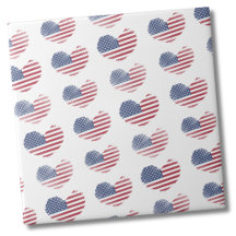 Cute Patriotic American Flagga