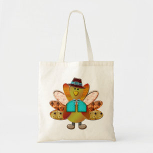 Cute Pattern Designer Pilgrim Turkiet Tygkasse