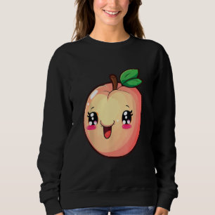 Cute Peach Halloween 2024 Costume Fruit Graphic Su T Shirt