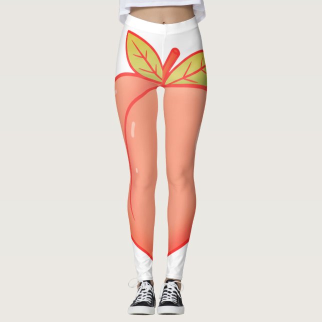 Cute Peach Leggings (Framsida)