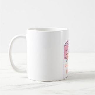 Cute Peach Mjölk Packet Drink Kaffemugg