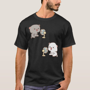 Cute Peach och Goma vid en bekväm tidpunkt med Flä T Shirt